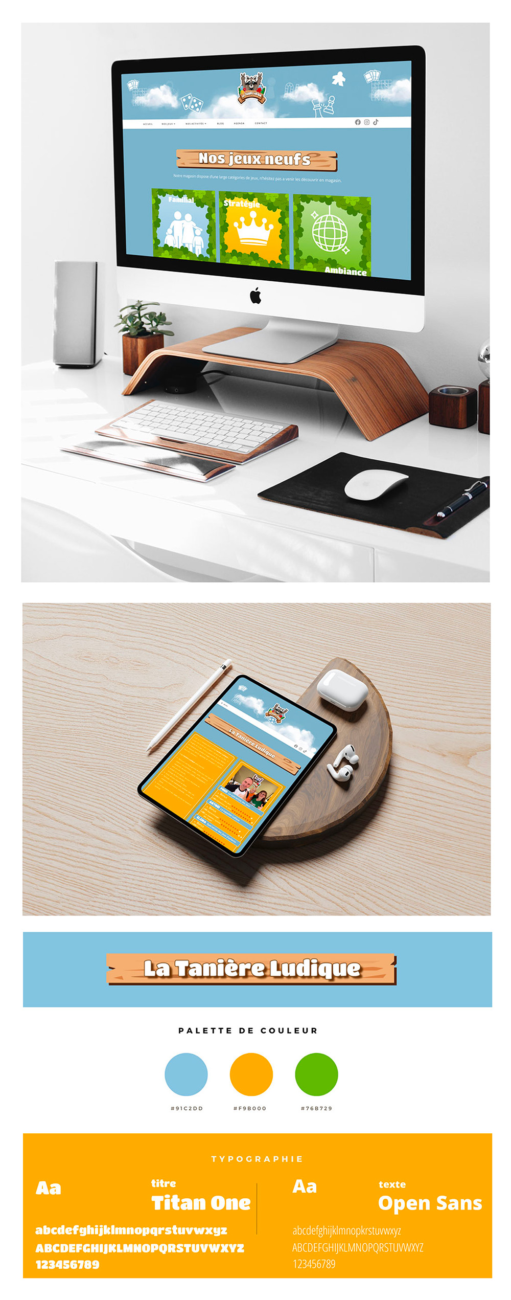  site internet de la taniere ludique