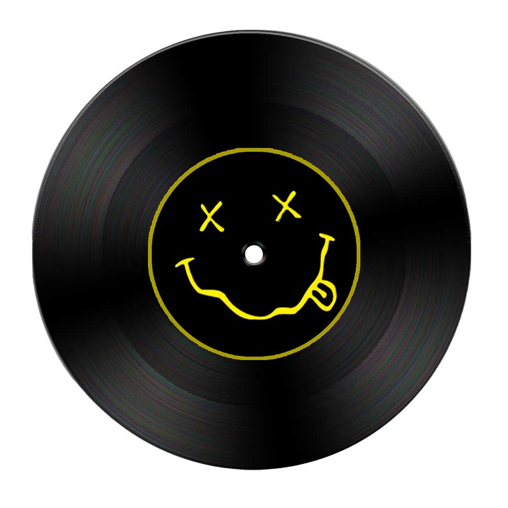  Réinterpretation du vinyl de Nirvana Nevermind